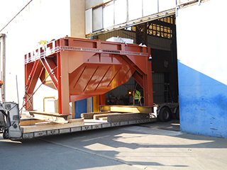 Large dimensions steel work